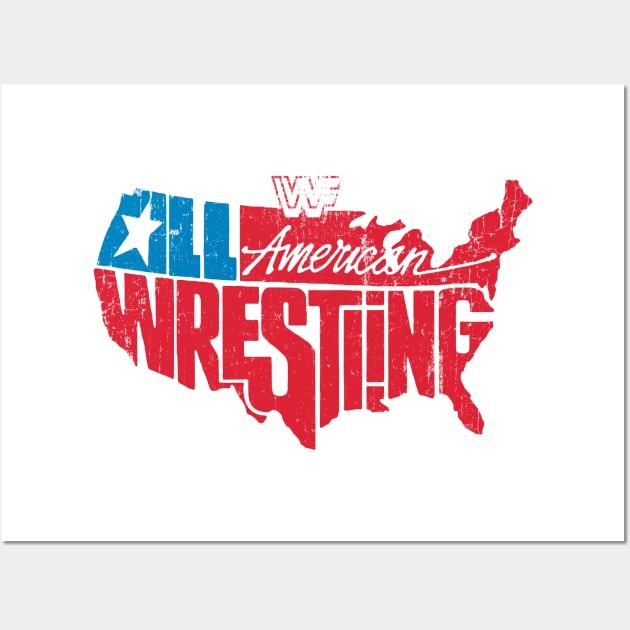 American Wrestling Wall Art by WizzKid